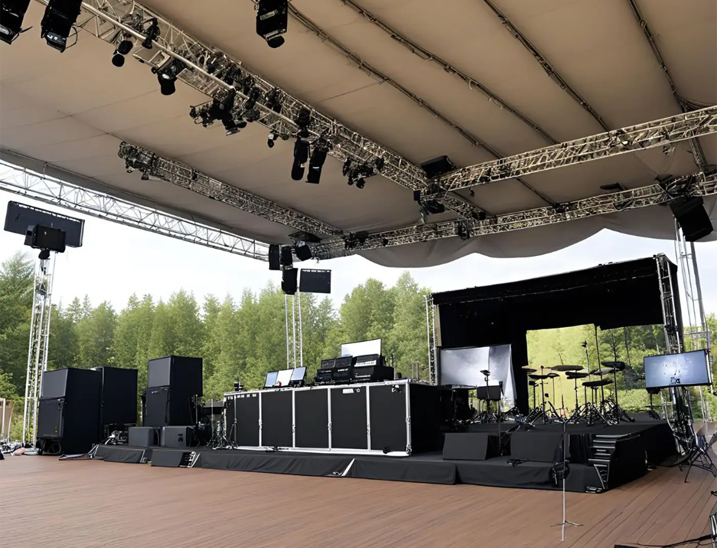 Art Gallery Exhibition Venue in Medford MA Equipment Rentals Delivered for Stage, Lighting, Sound and more