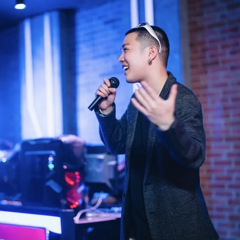 Emcee and game host services