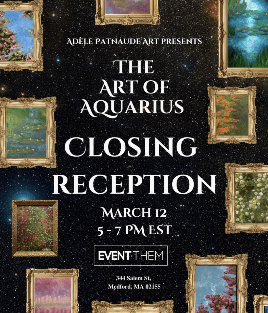 Adèle Patnaude - Art of Aquarius @ EventThem Studios Closing Reception