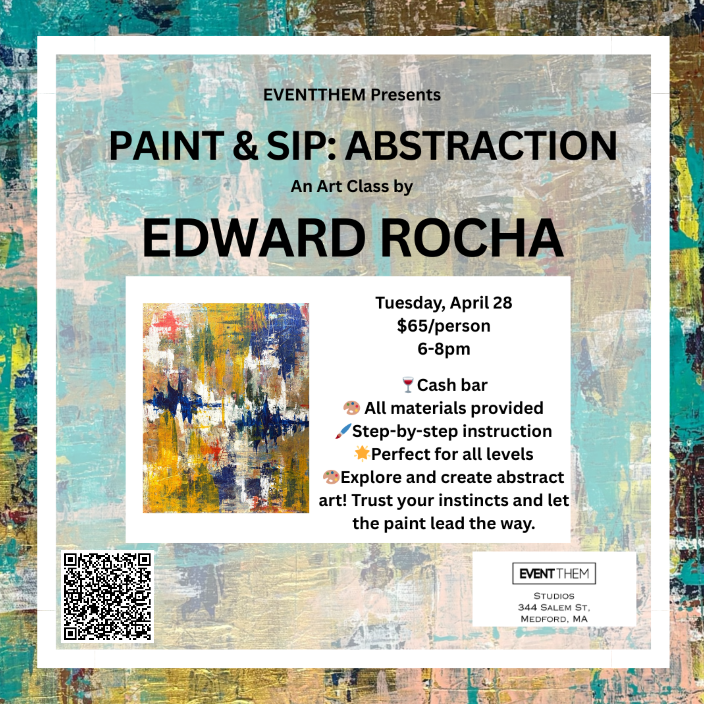 Paint & Sip: Abstraction by Edward Rocha