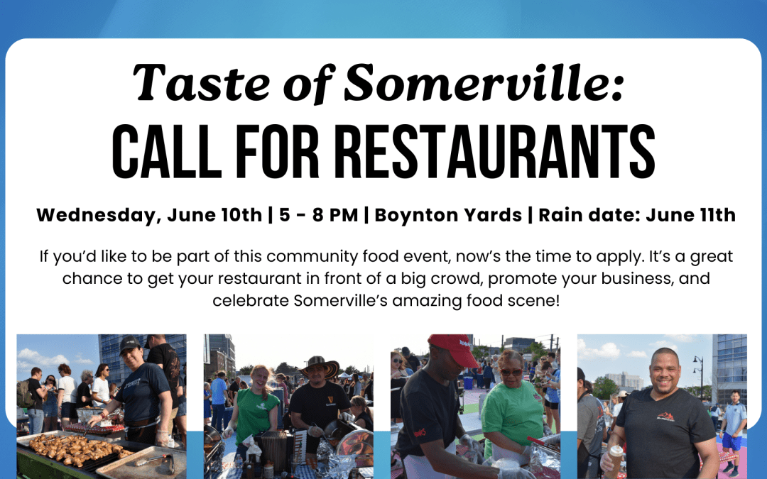 Taste of Somerville: Call For Restaurants